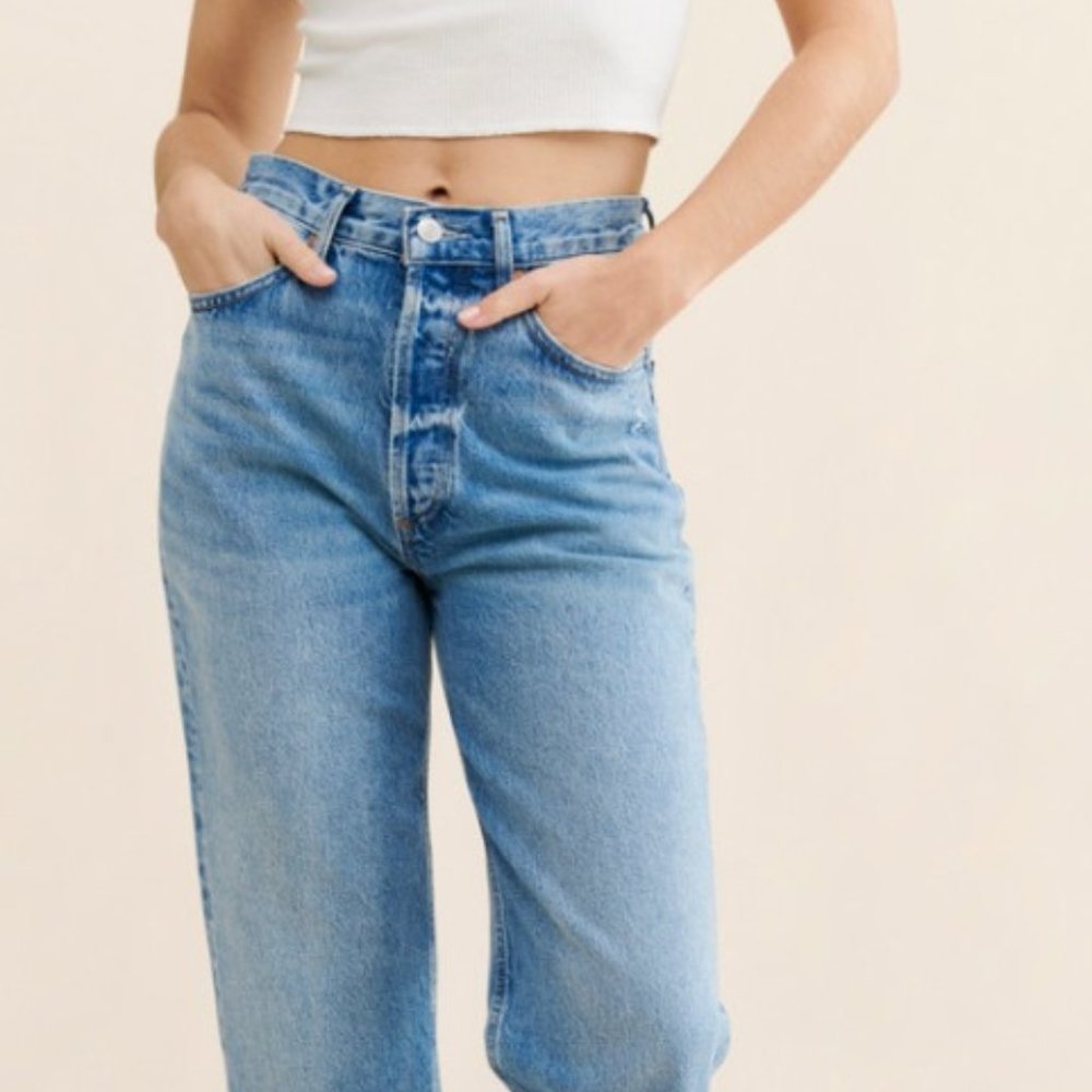 AGOLDE 90’s High-Rise Cropped Jeans